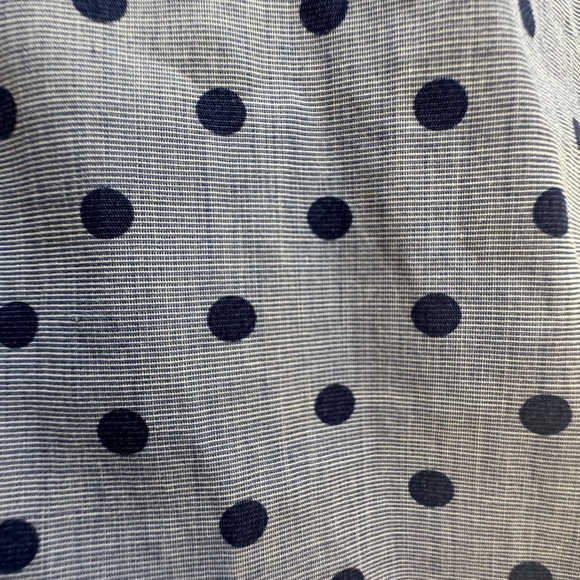 Stenstroms Sweden Stylish Blue Polka Dot Button Down Shirt 15.5 Medium - Picture 12 of 12